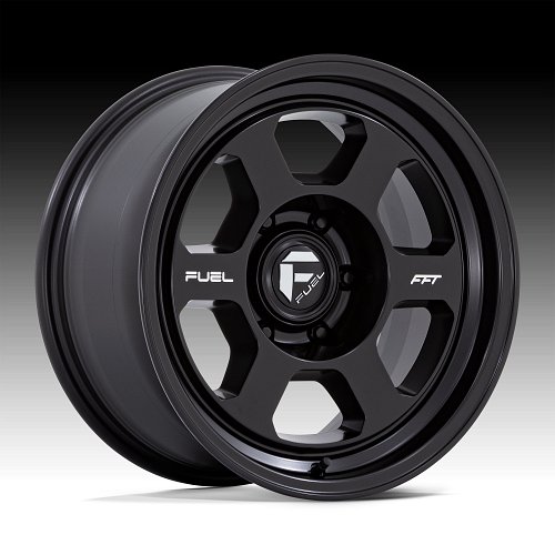 Fuel Hype FC860MX FFT Matte Black Custom Truck Wheels 1